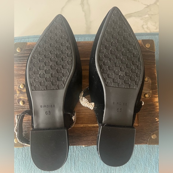 Birdies The Swan Slides in Caviar Velvet Gem Bracelet - Picture 8 of 9